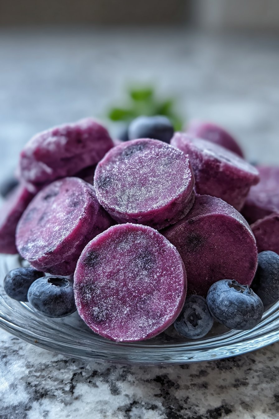 Blueberry & Banana Frozen Treat serving