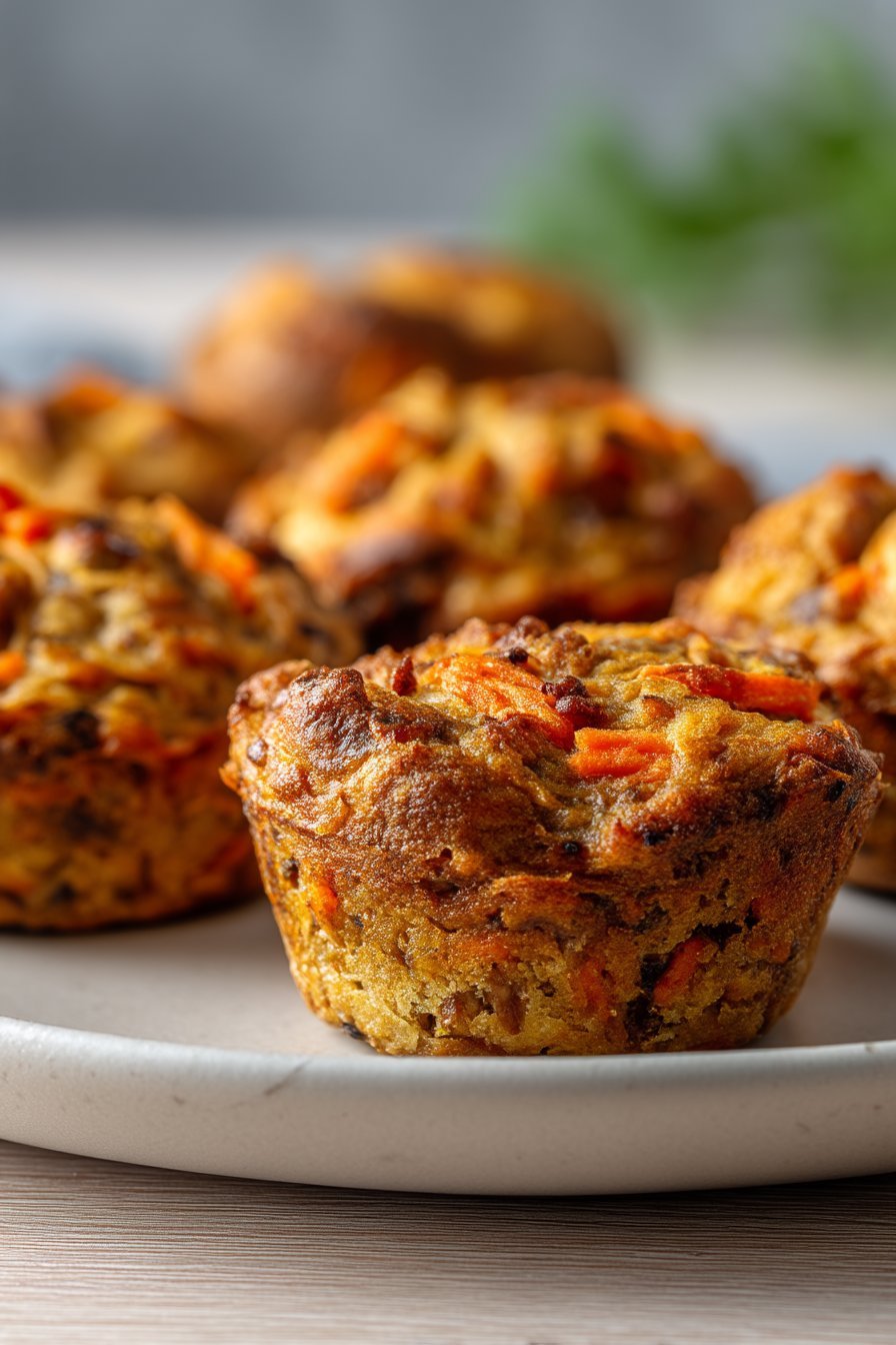 Beef Carrot & Spinach Beef Sausage Rolls serving