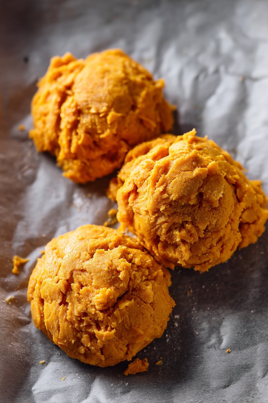 Sweet Potato Dog Cookies instructions process