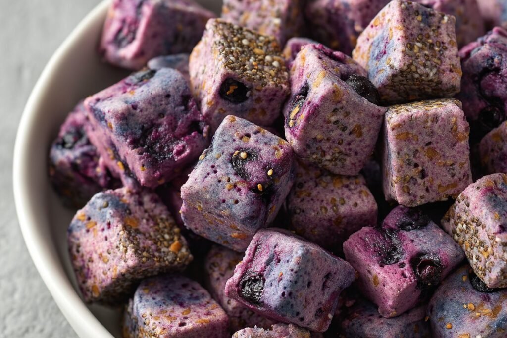 Blueberry Swirl Dog Treats featured