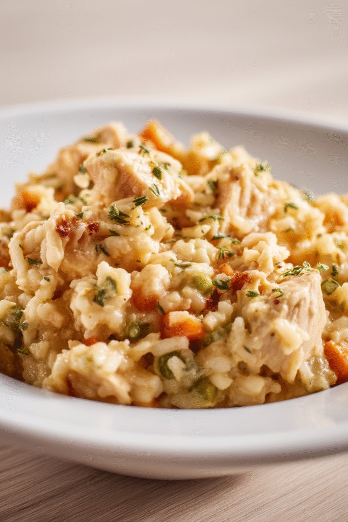 Chicken & Rice Comfort Bowl for Dogs serving