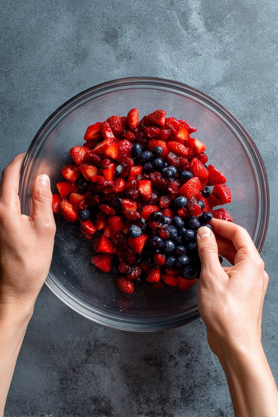 Fruity Dog Treats: Strawberry & Blueberry instructions process