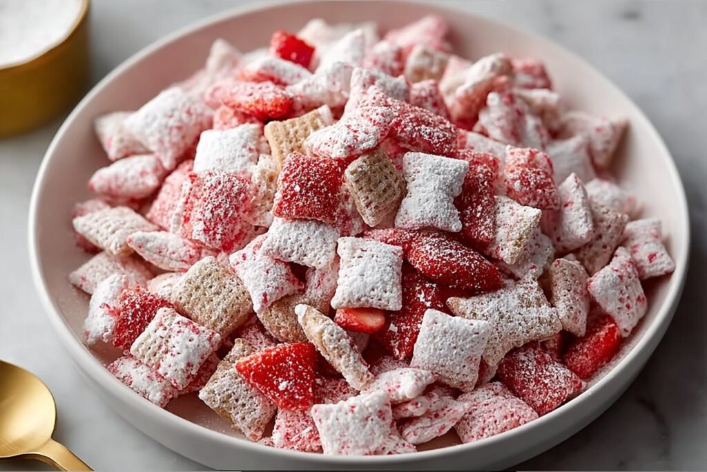 Strawberry Shortcake Puppy Chow featured