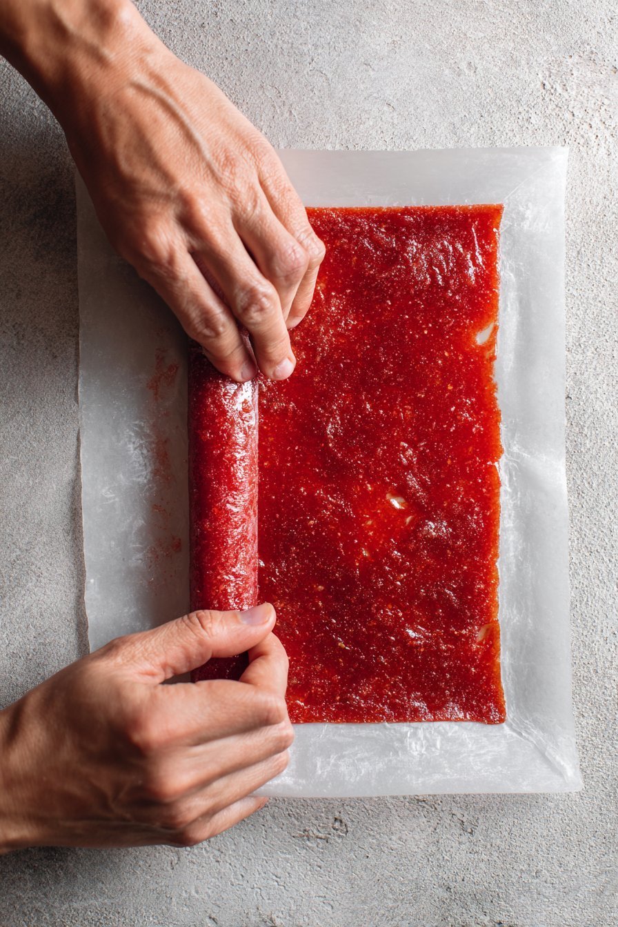 Fruit Roll-Ups instructions process