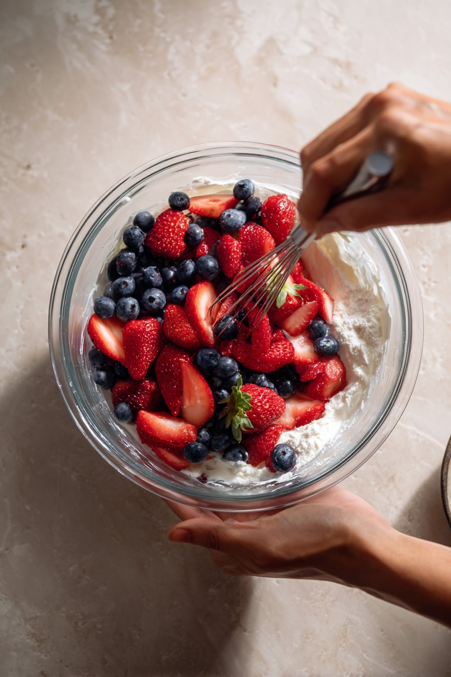 Fruity Dog Treats: Strawberry & Blueberry instructions process