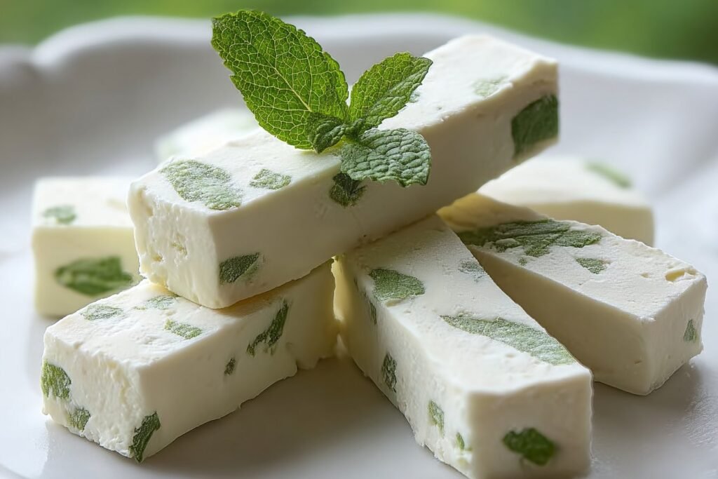 Frozen Mint & Yogurt Dog Treats featured