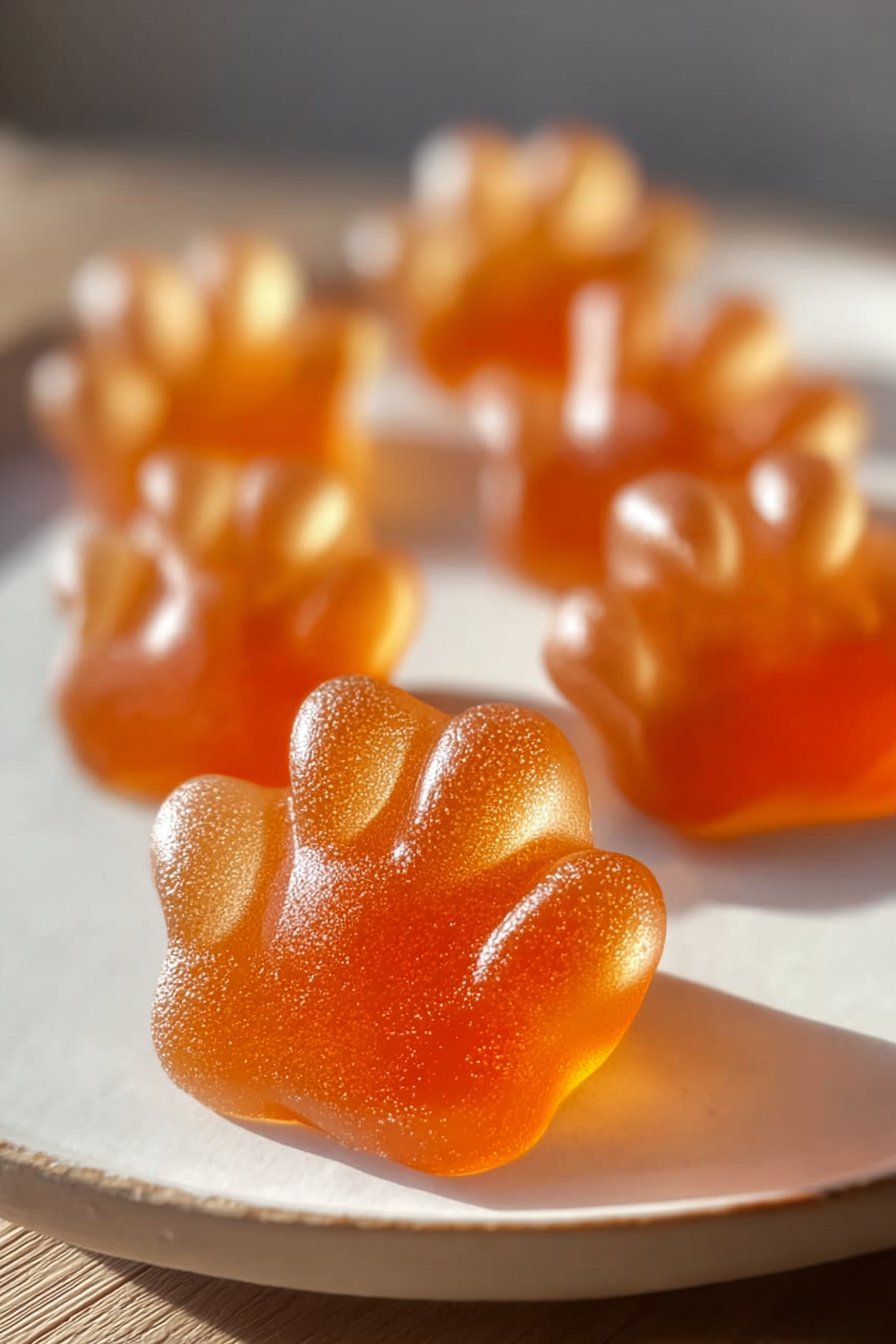 Soft Savory Dog Gummies with Chicken serving