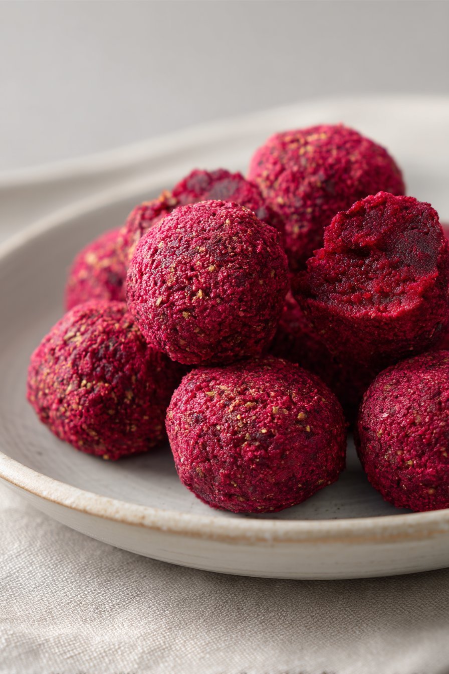Bright Beetroot Carrot Dog Snack Bites serving