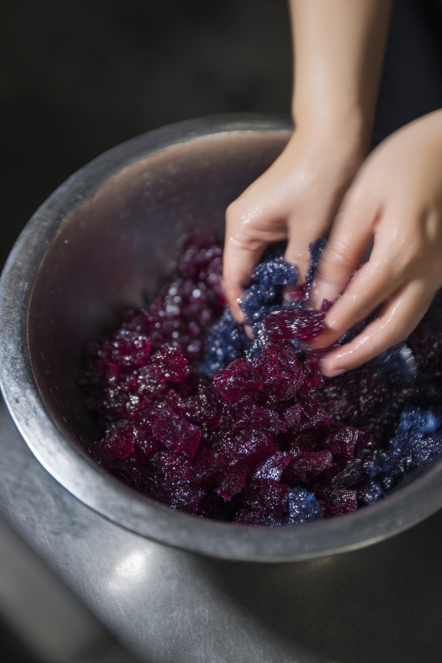 Blueberry & Coconut Gummies for Dogs instructions process