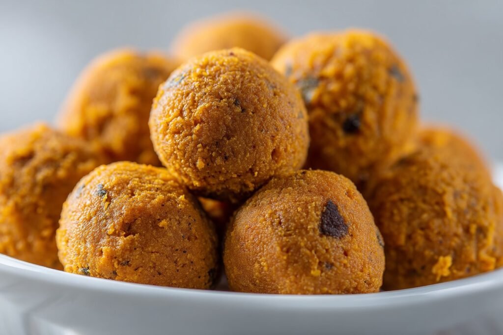 Sweet Potato and Pumpkin Balls for Dogs featured