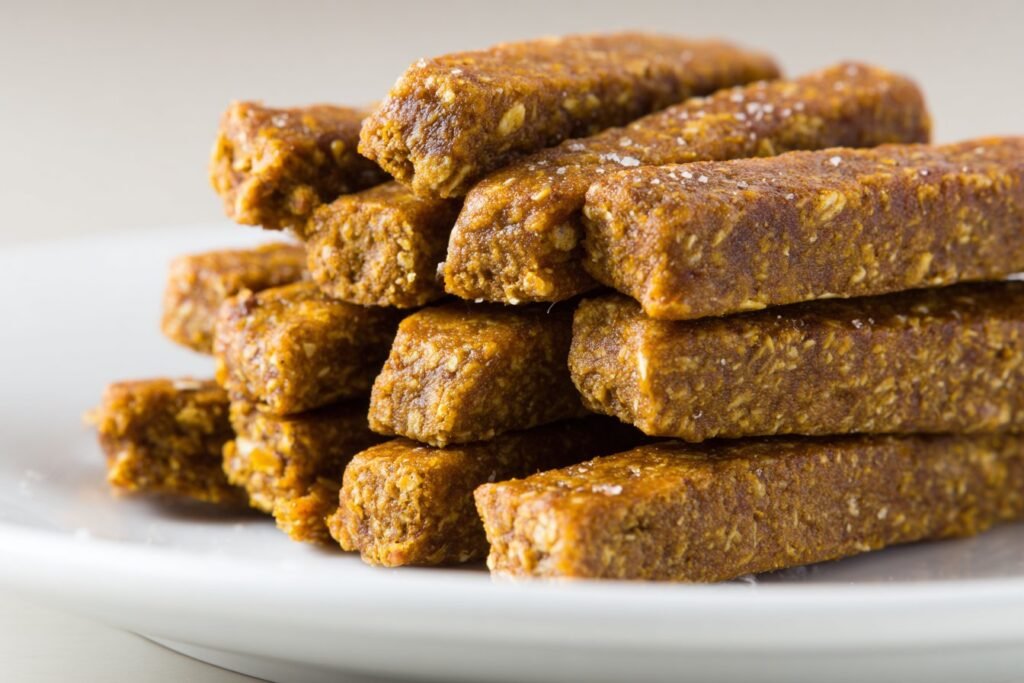 Pumpkin & Oatmeal Dog Snack Sticks featured