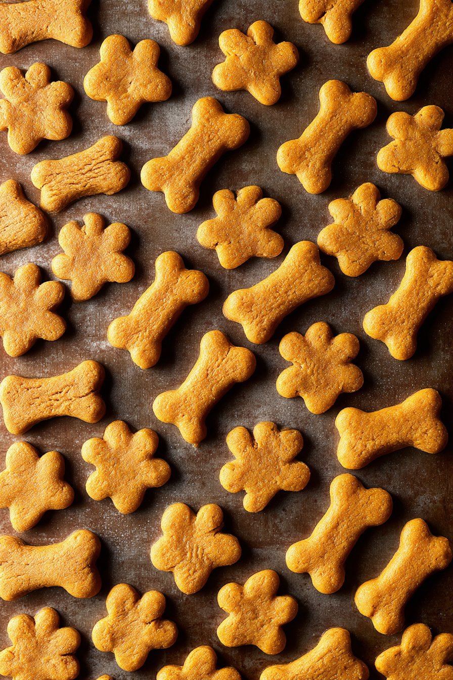 Sweet Potato Dog Cookies instructions process