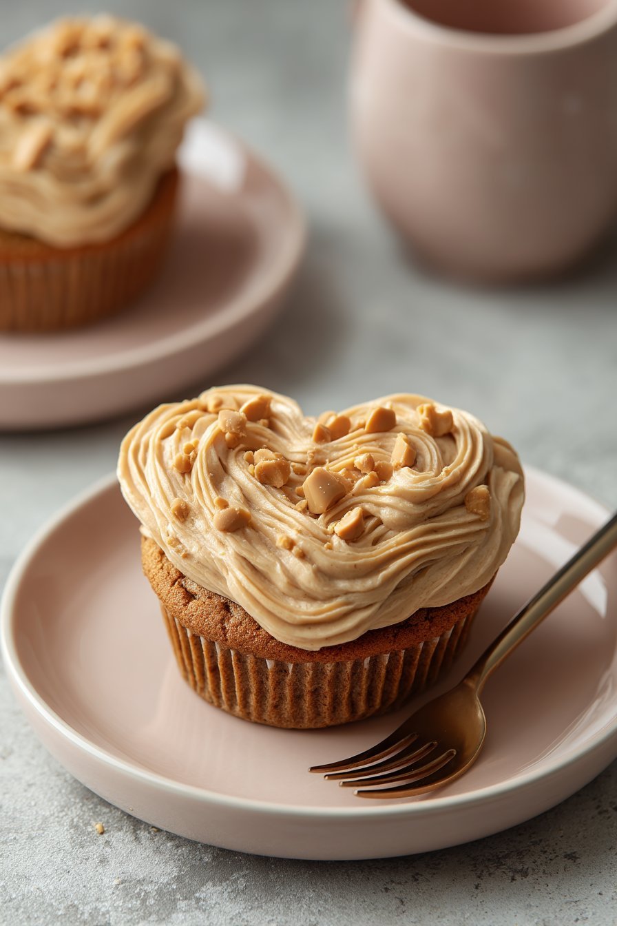 Sweet Peanut Butter Pupcakes serving