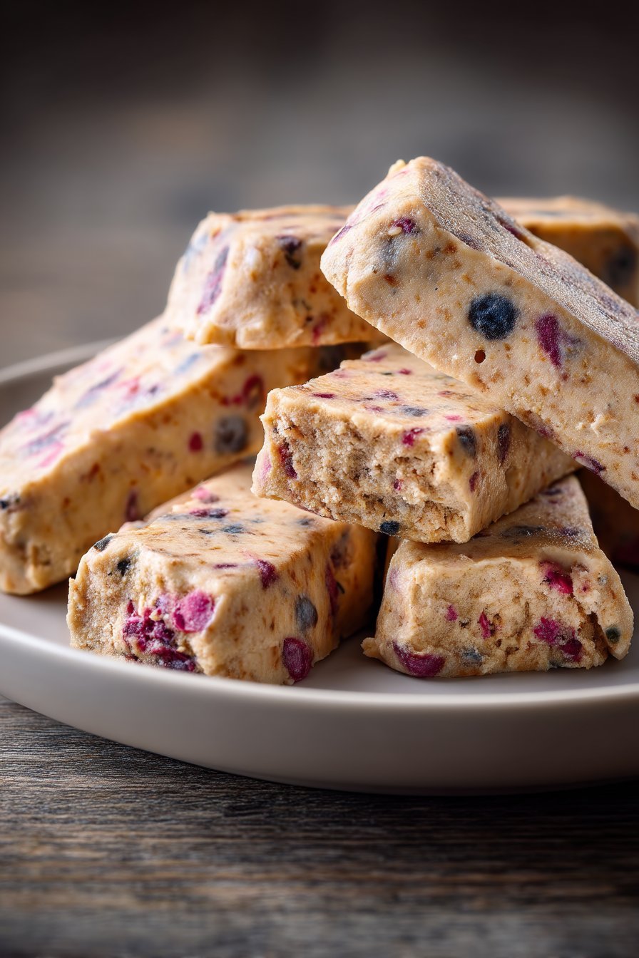 Chicken Blueberry Dog Sticks serving
