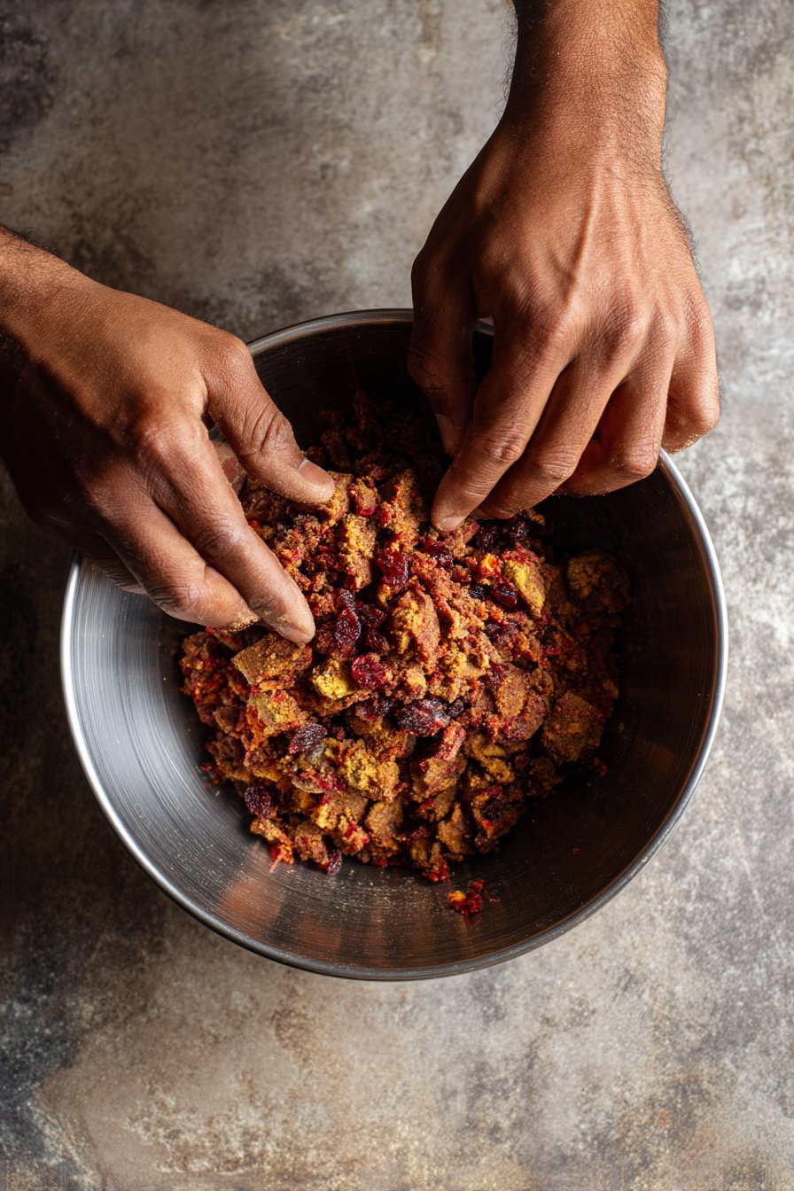 Crispy Baked Apple Cranberry Dog Treats instructions process