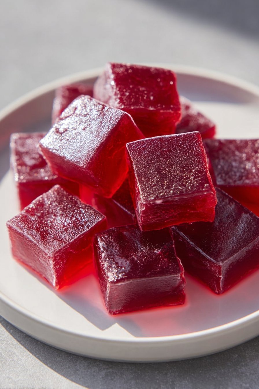 Cranberry Chicken Training Gummies for Dogs serving