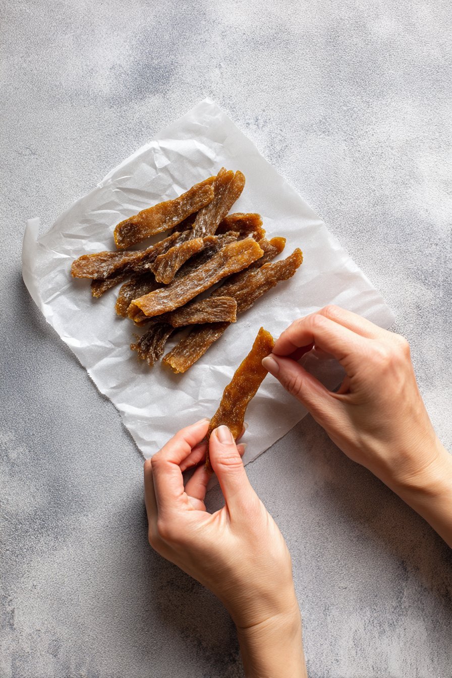 Dehydrated Dog Treats instructions process