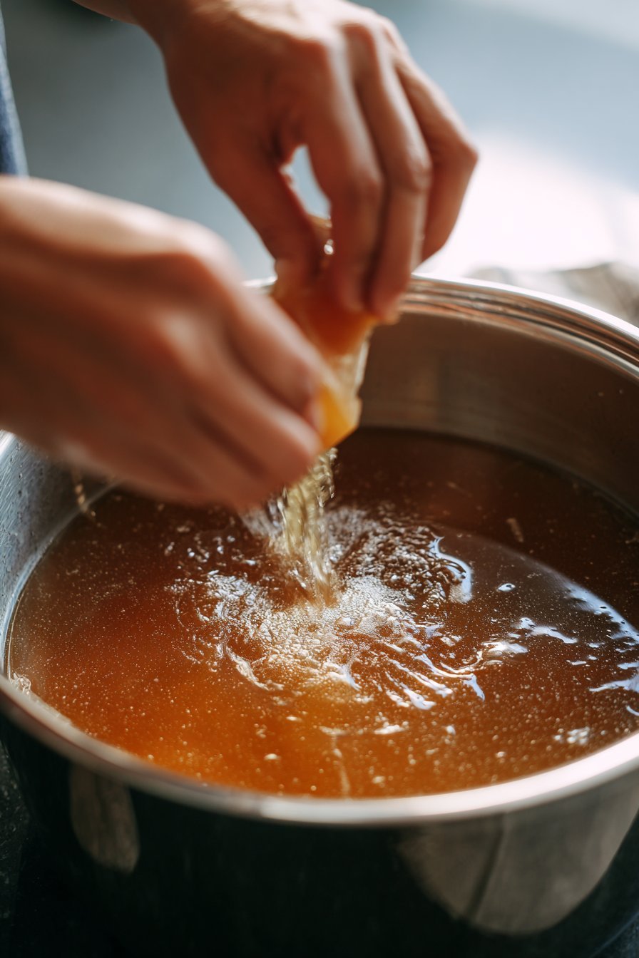 Chicken Bone Broth Gummy Treats for Dogs instructions process