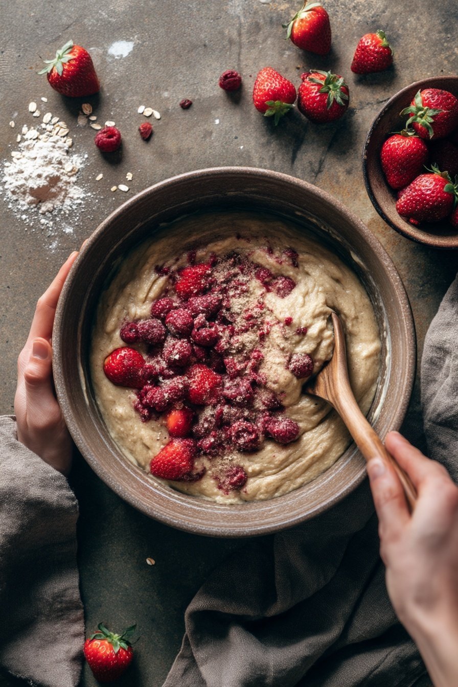 Banana Berry Dog Treats instructions process