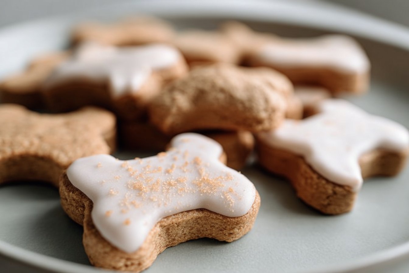 Frosted Dog Treats recipe card