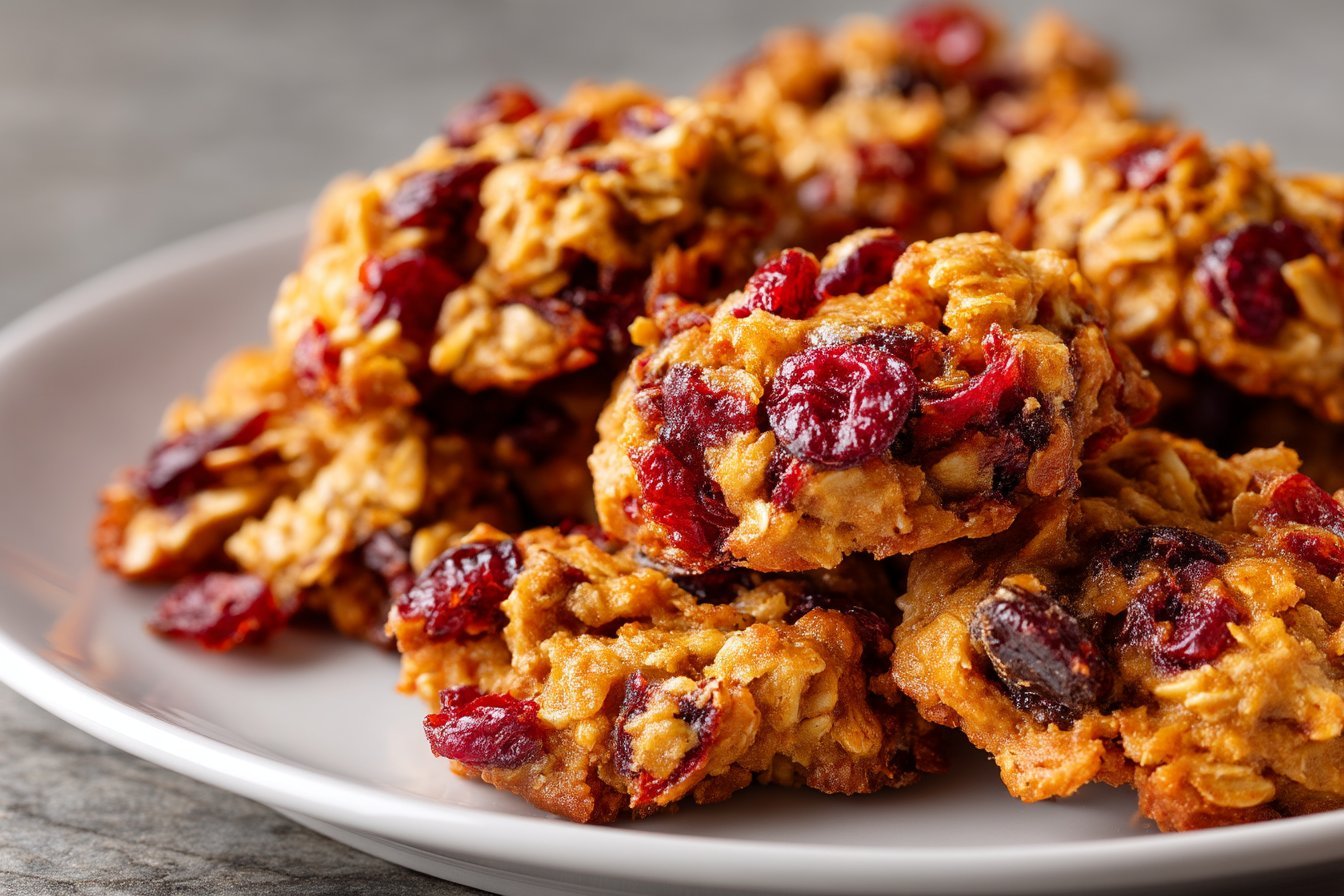 Crispy Baked Apple Cranberry Dog Treats recipe card