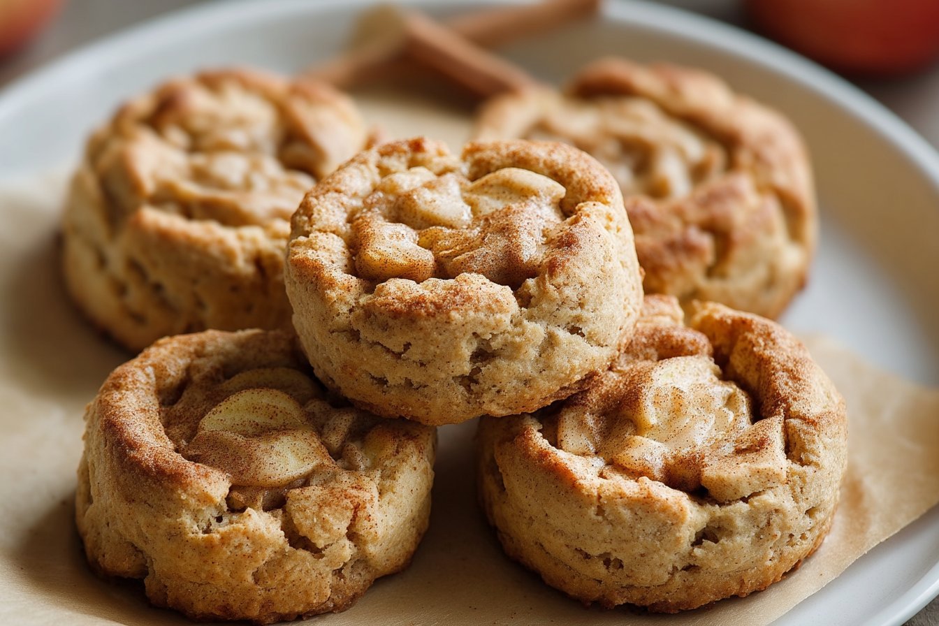 Apple Cinnamon Biscuits recipe card