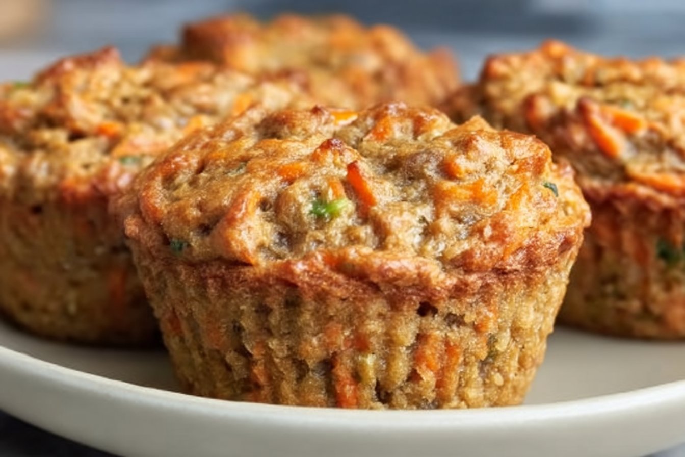 Beef and Carrot Muffins for Dogs recipe card