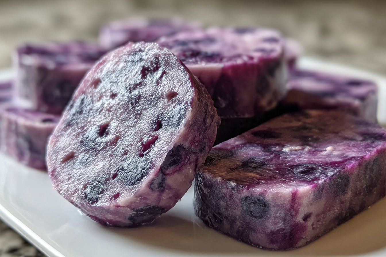 Blueberry & Banana Frozen Treat recipe card