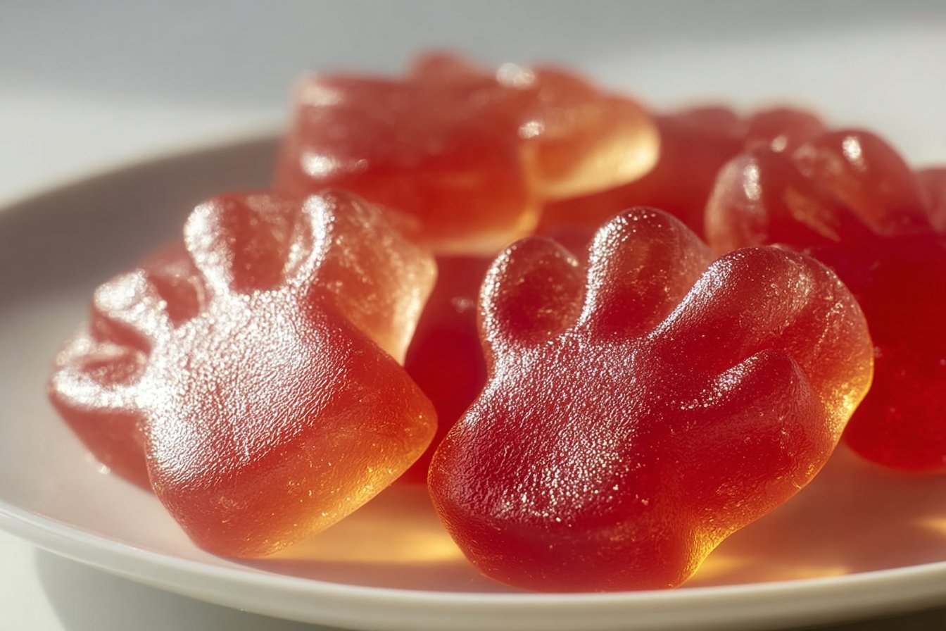 Soft Savory Dog Gummies with Chicken recipe card