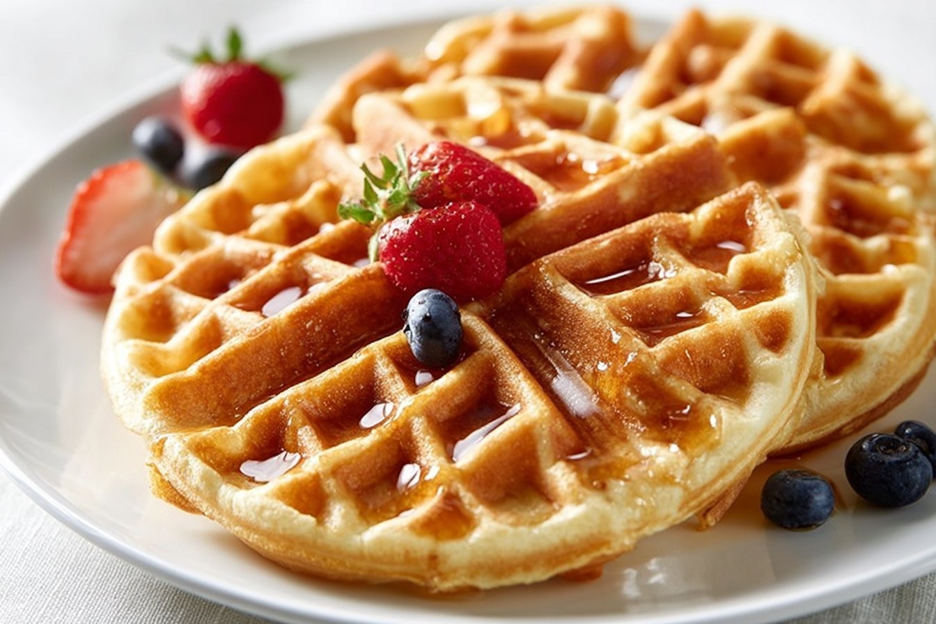 Dog Waffles recipe card