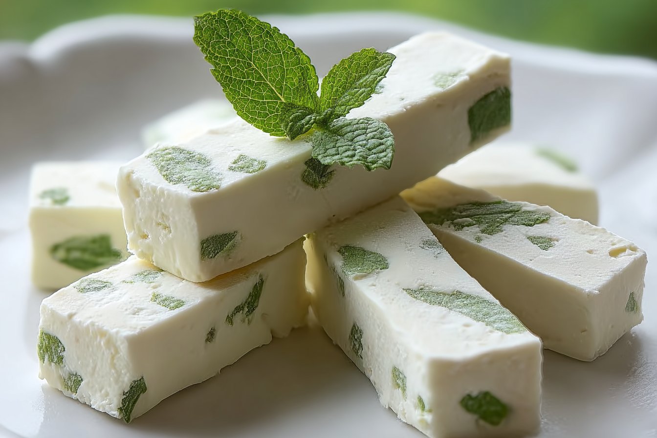 Frozen Mint & Yogurt Dog Treats recipe card