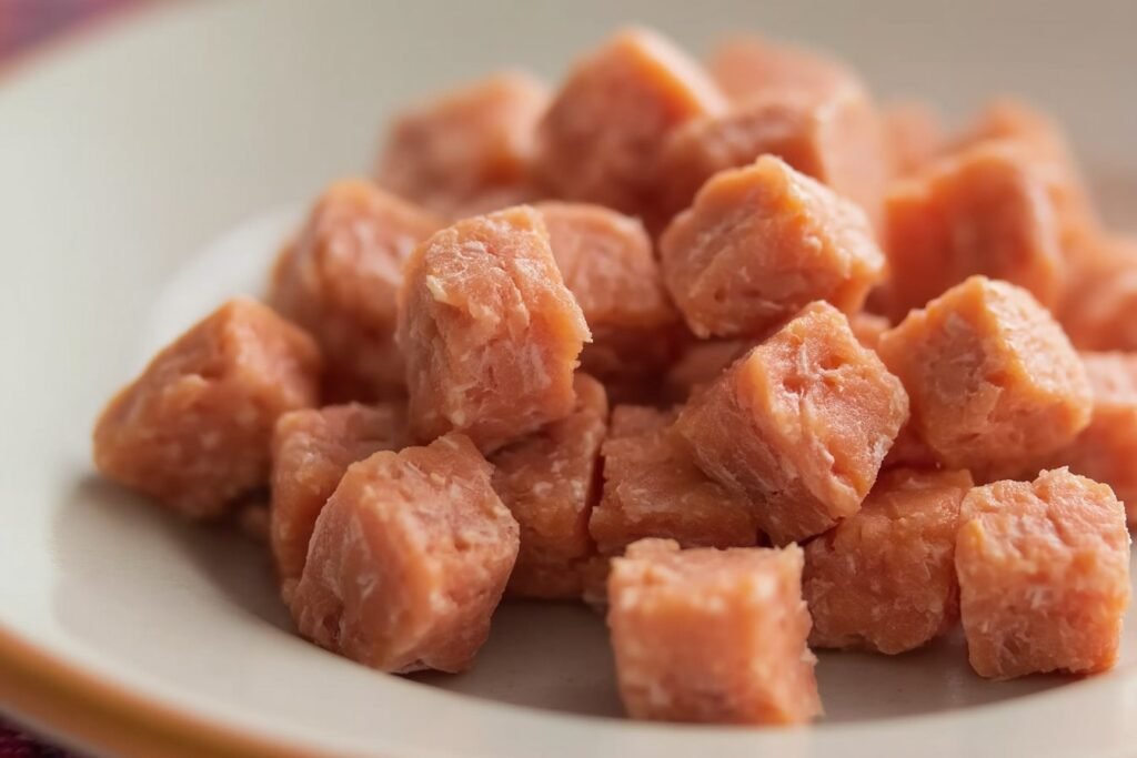Soft Salmon Cat Treat Bites featured