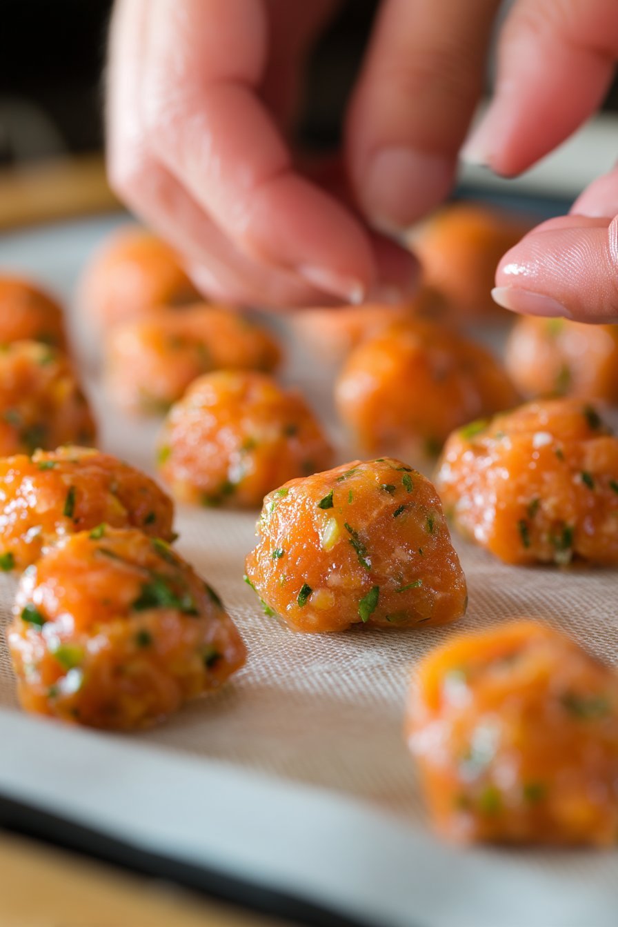 Soft Salmon Cat Treat Bites instructions process