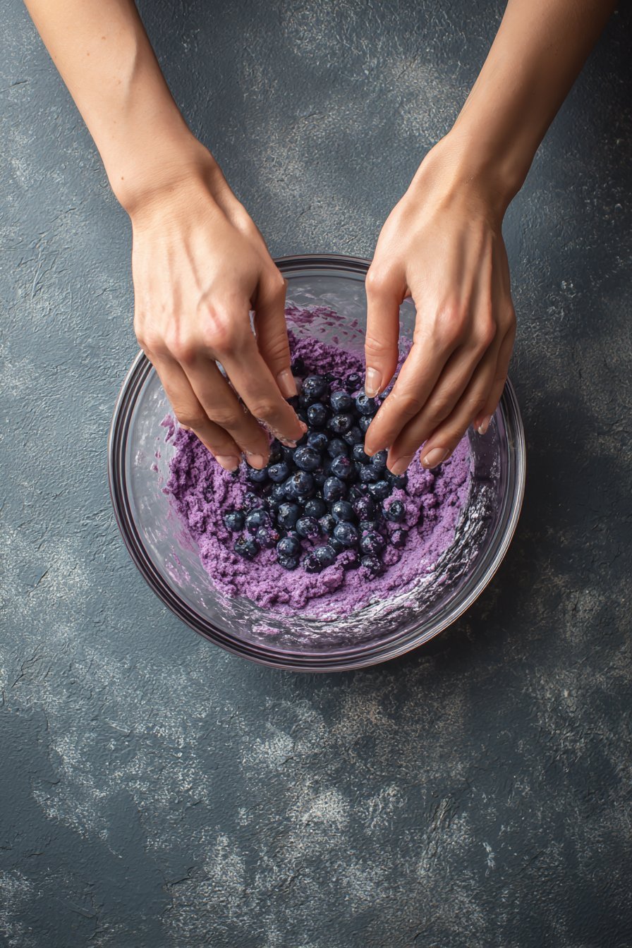 Blueberry Cupcakes Dog Treats instructions process