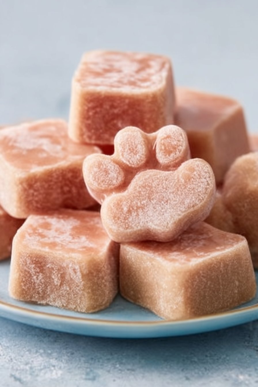 Frozen Dog Treats serving