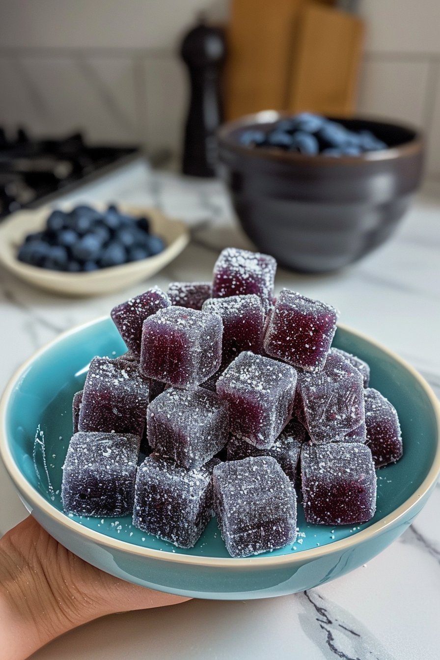 Blueberry & Coconut Gummies for Dogs serving