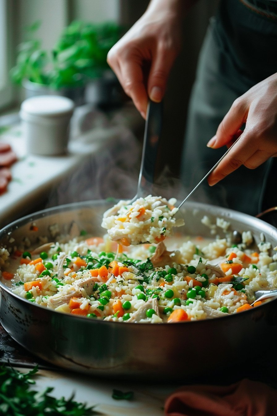 Creamy Chicken & Rice Comfort Dog Food Recipe: The Ultimate Tail-Wagger ... process image