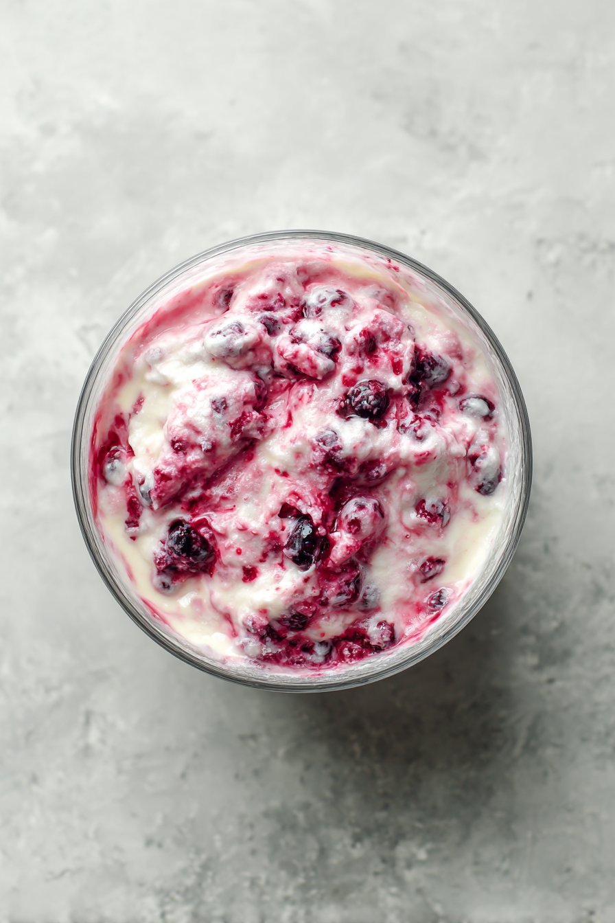 Frozen Yogurt and Berry Dog Treats instructions process