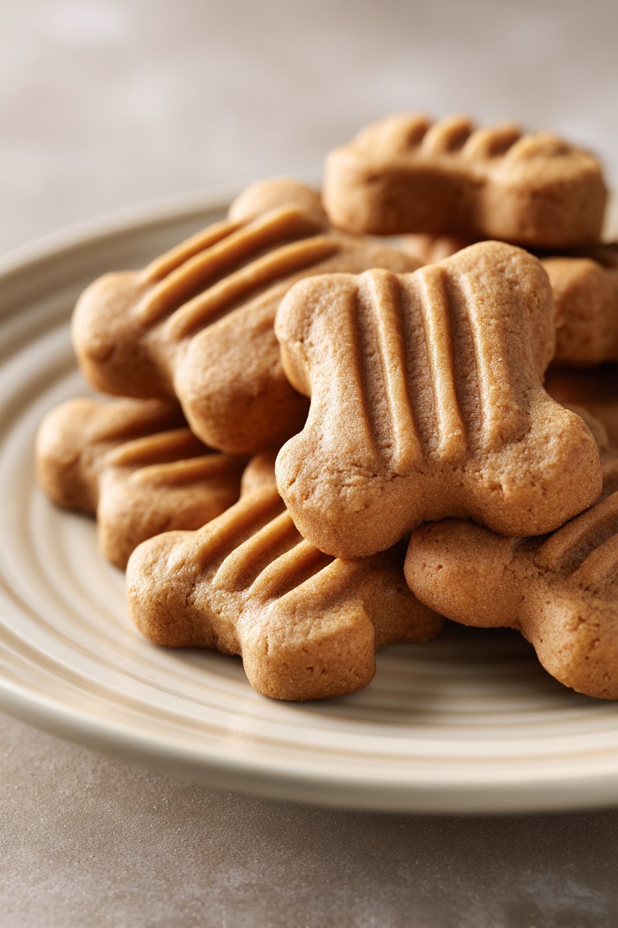 Peanut Butter Dog Treats serving