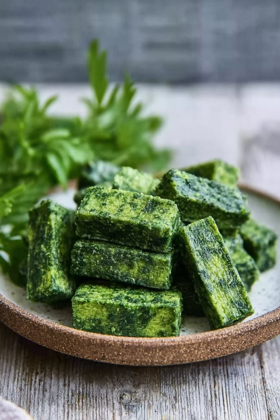 Parsley & Mint Teeth Cleaner Treats for Dogs serving