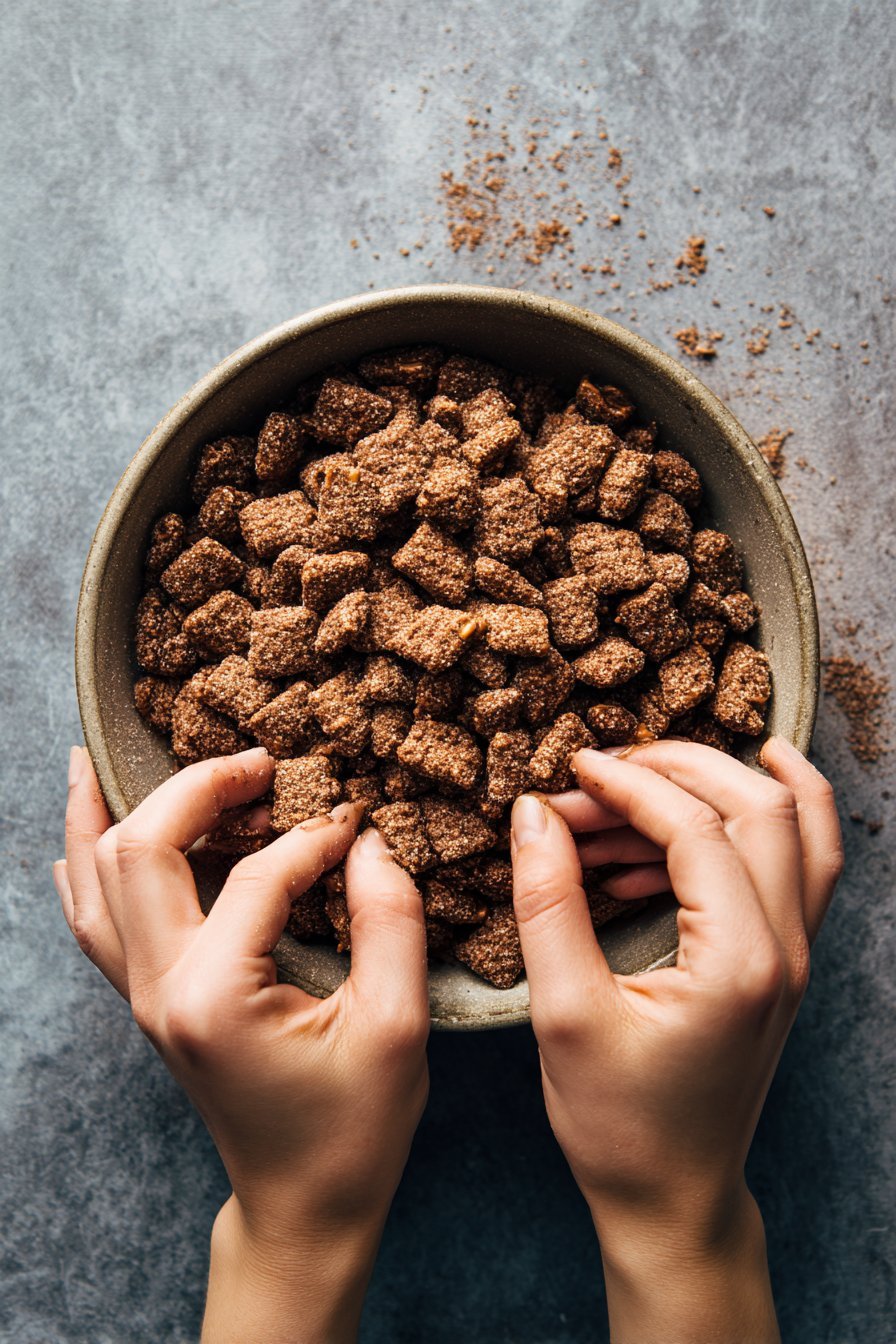 Butterfinger Puppy Chow instructions process