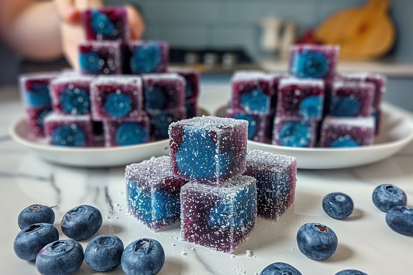 Blueberry & Coconut Gummies for Dogs recipe card