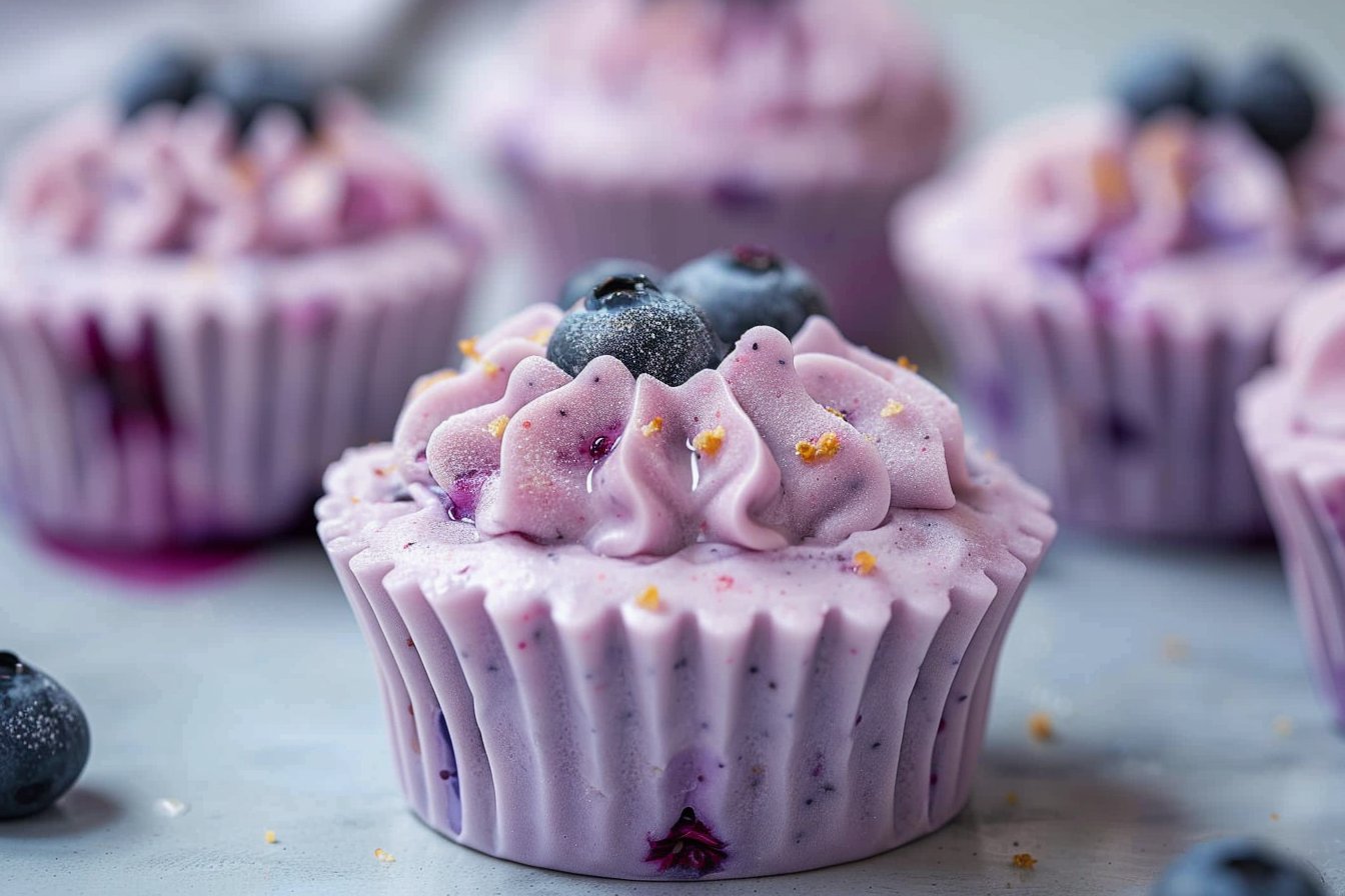 Blueberry Cupcakes Dog Treats recipe card