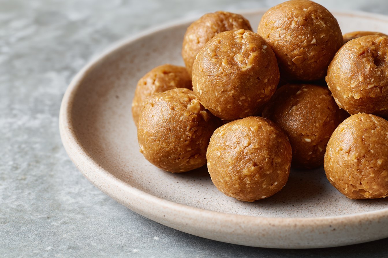 Peanut Butter Balls for Dogs recipe card